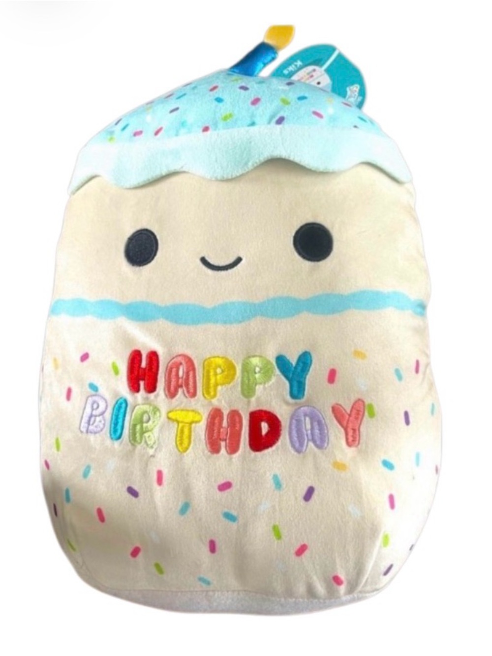 Squishmallow Kids Happy Birthday' Cake Plush NWT